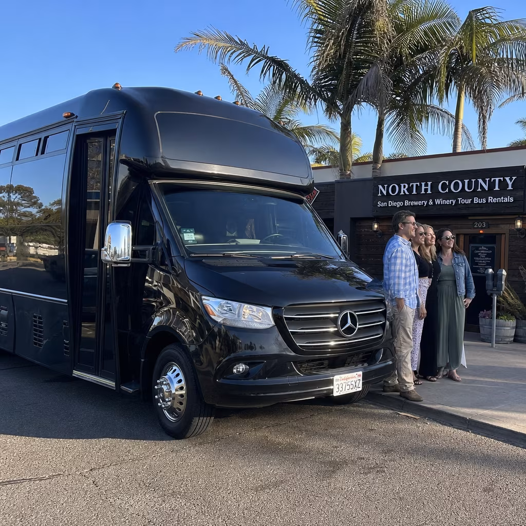 Rent a Bus to North County San Diego Brewery & Winery Tour Bus Rentals