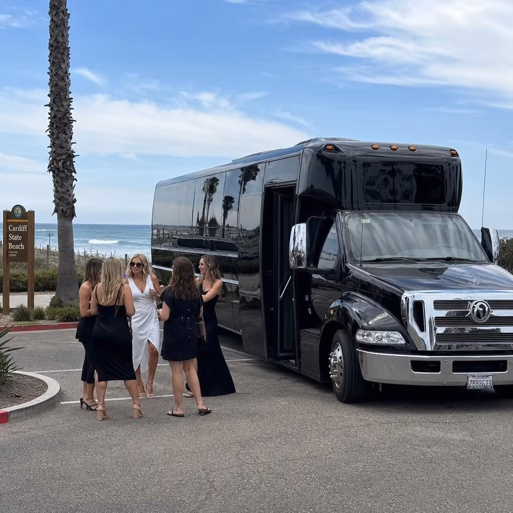 Rent a Bus to Cardiff State Beach