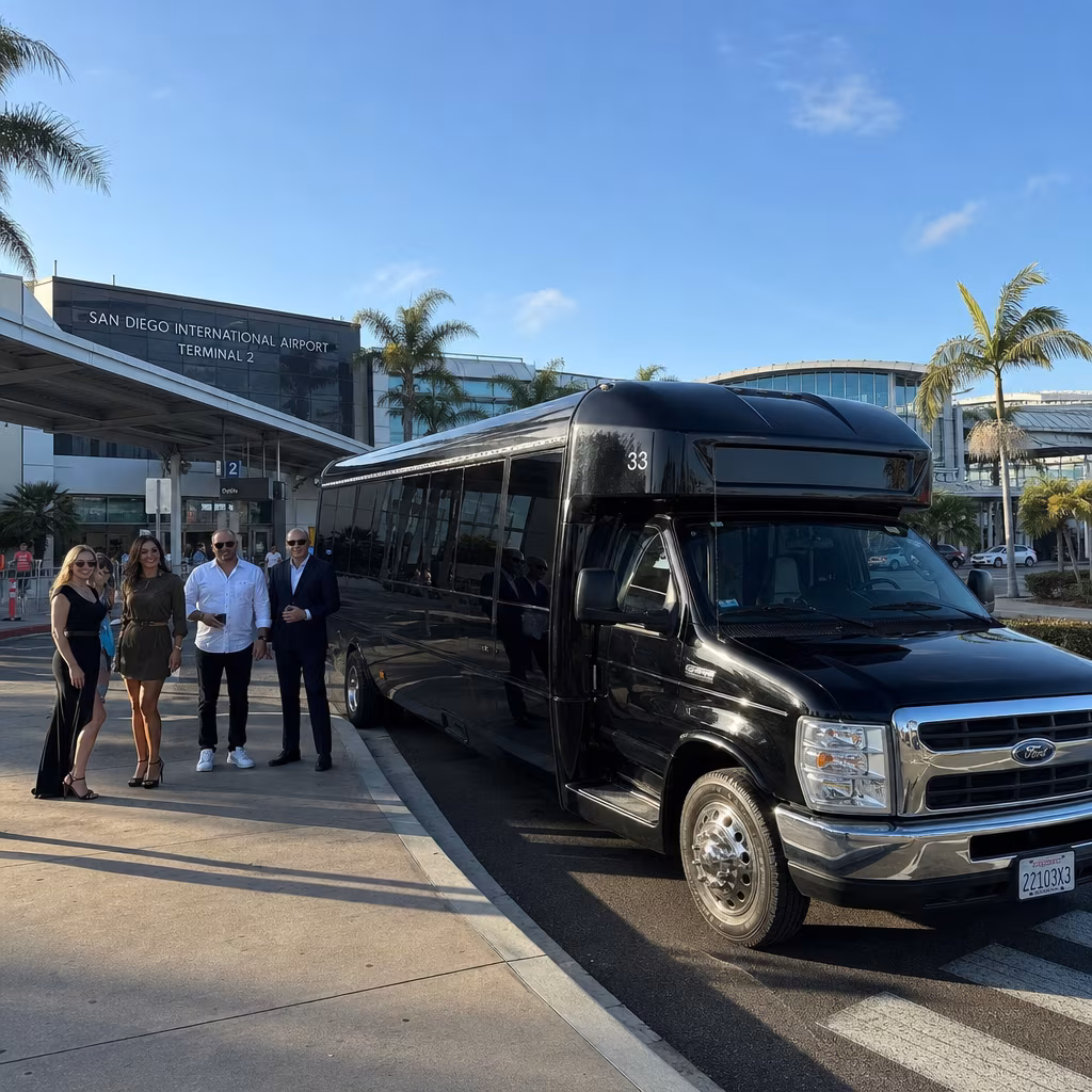 Rent a Bus to San Diego International Airport