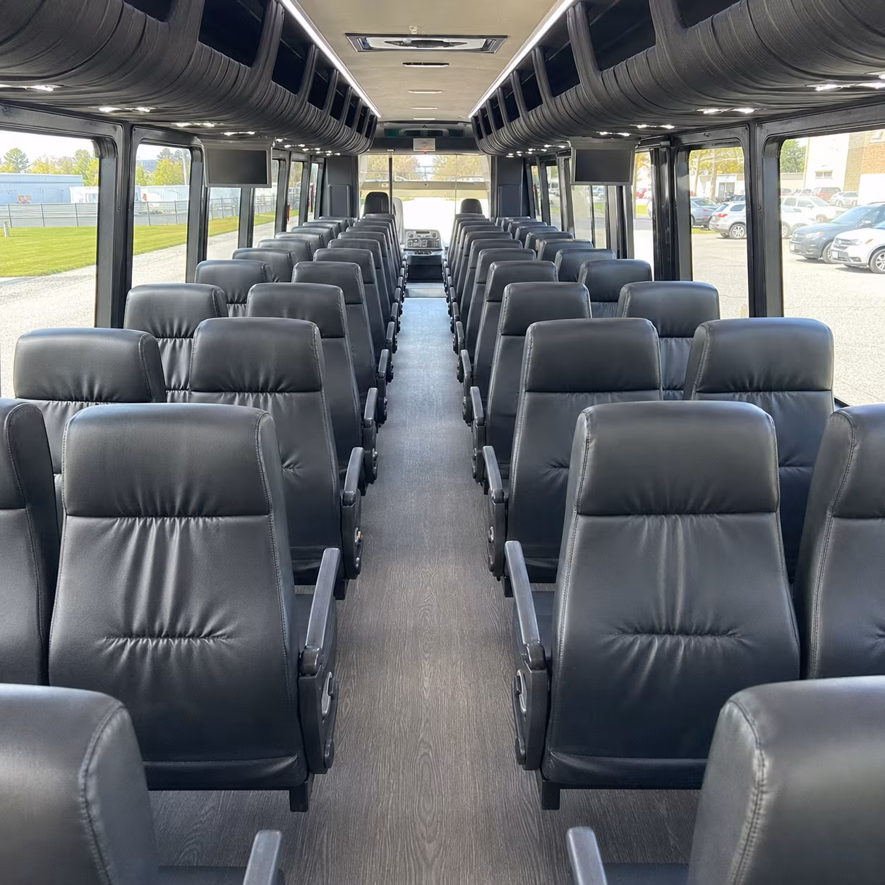 Encinitas Airport Shuttle & Transportation party bus exterior