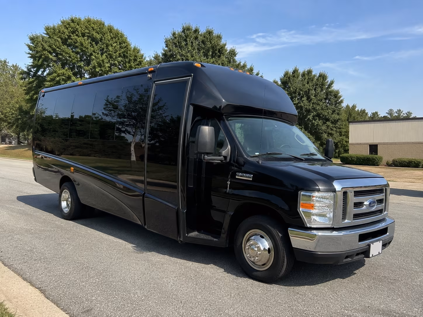 Encinitas Airport Shuttle & Transportation party bus exterior