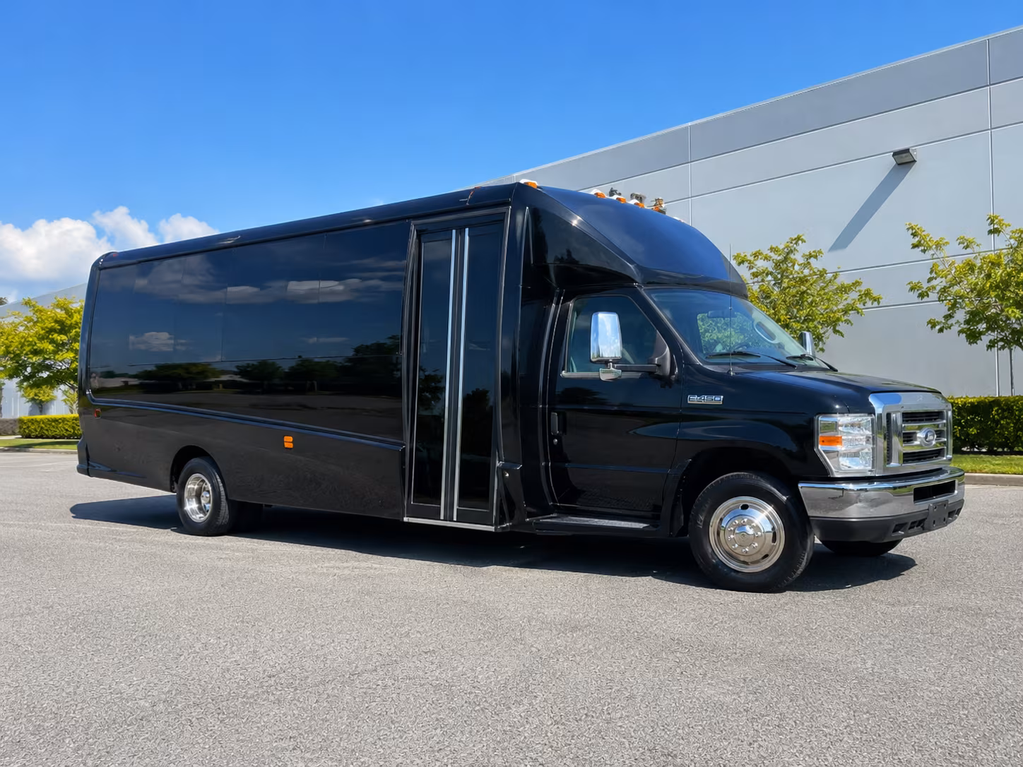 Encinitas Birthday, Sweet 16, & Quinceañera Transportation party bus exterior