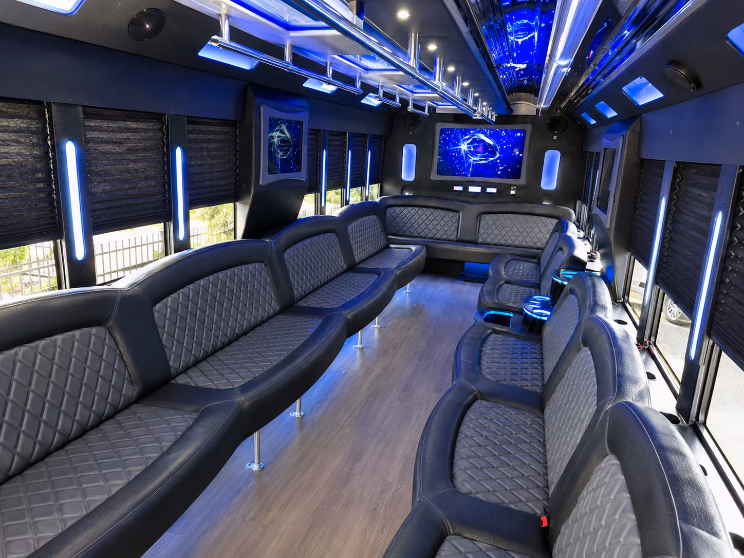 Encinitas Private Event Transportation party bus exterior