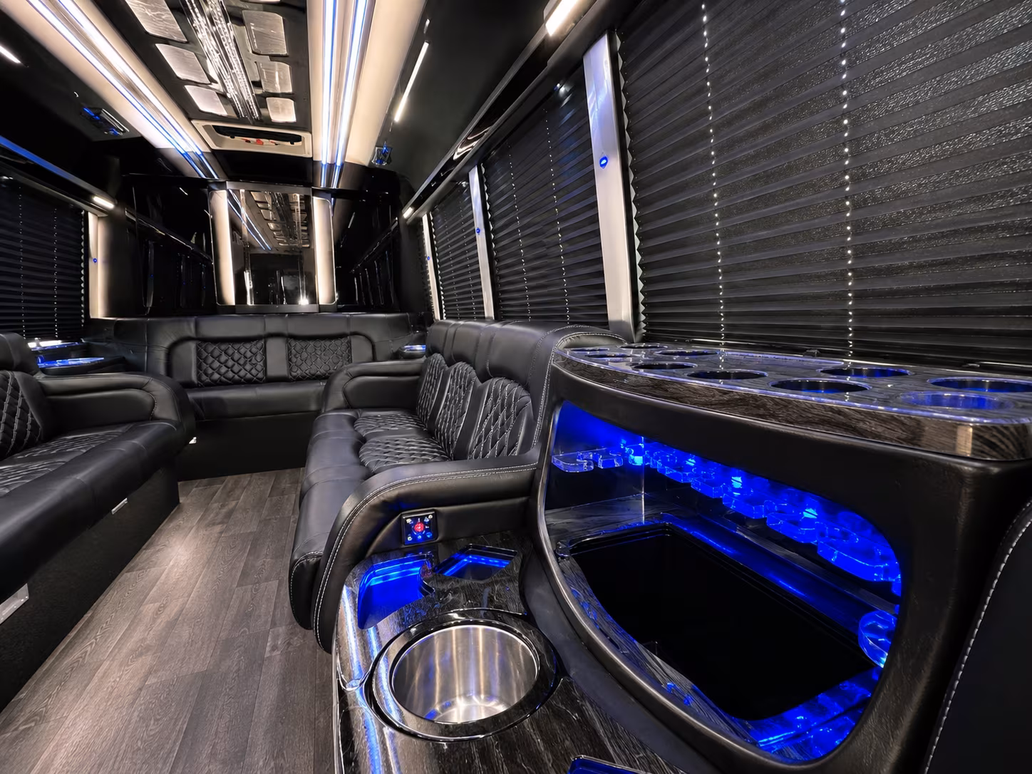 Encinitas Private Event Transportation party bus exterior