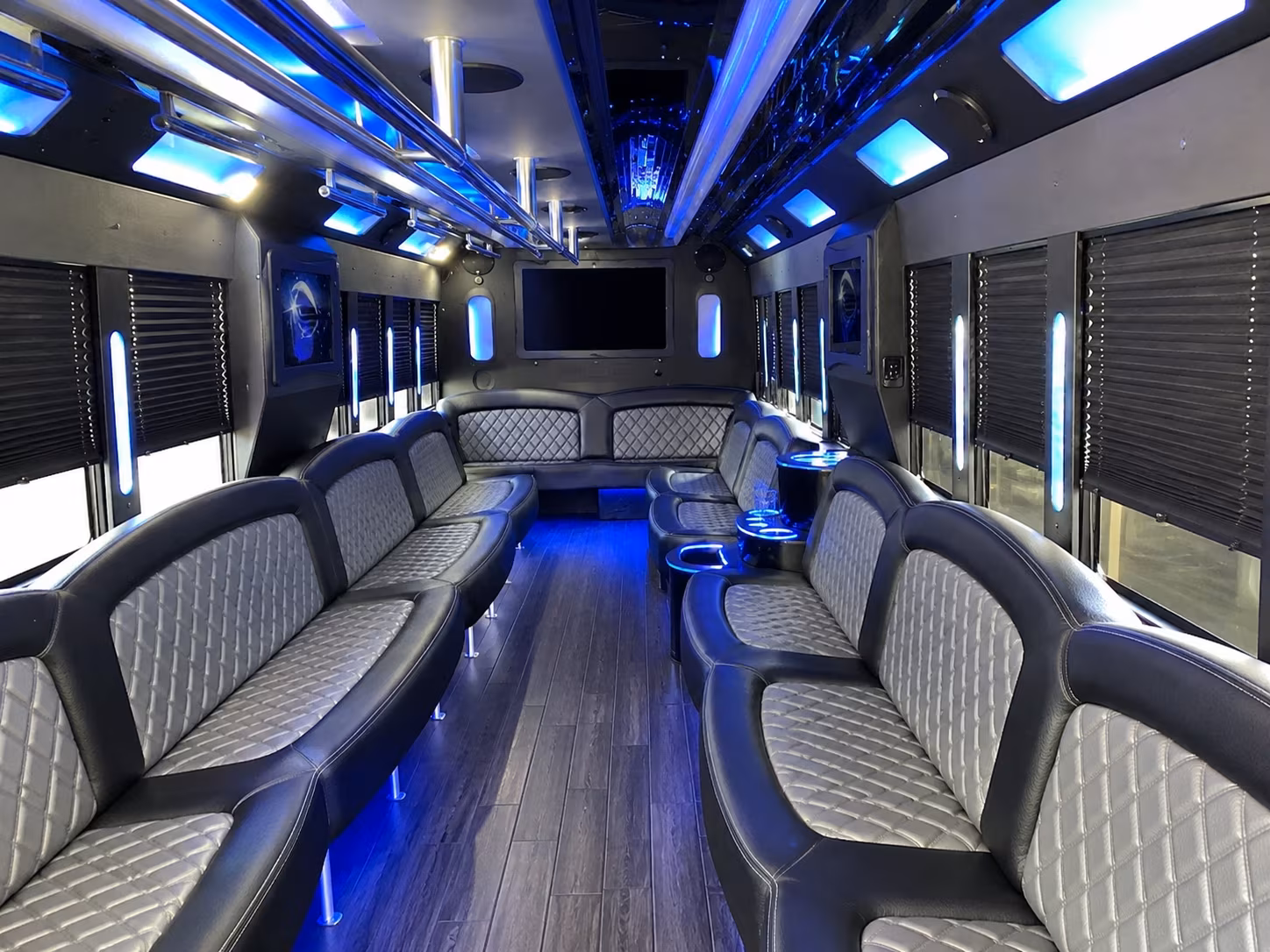 Encinitas Private Event Transportation party bus exterior