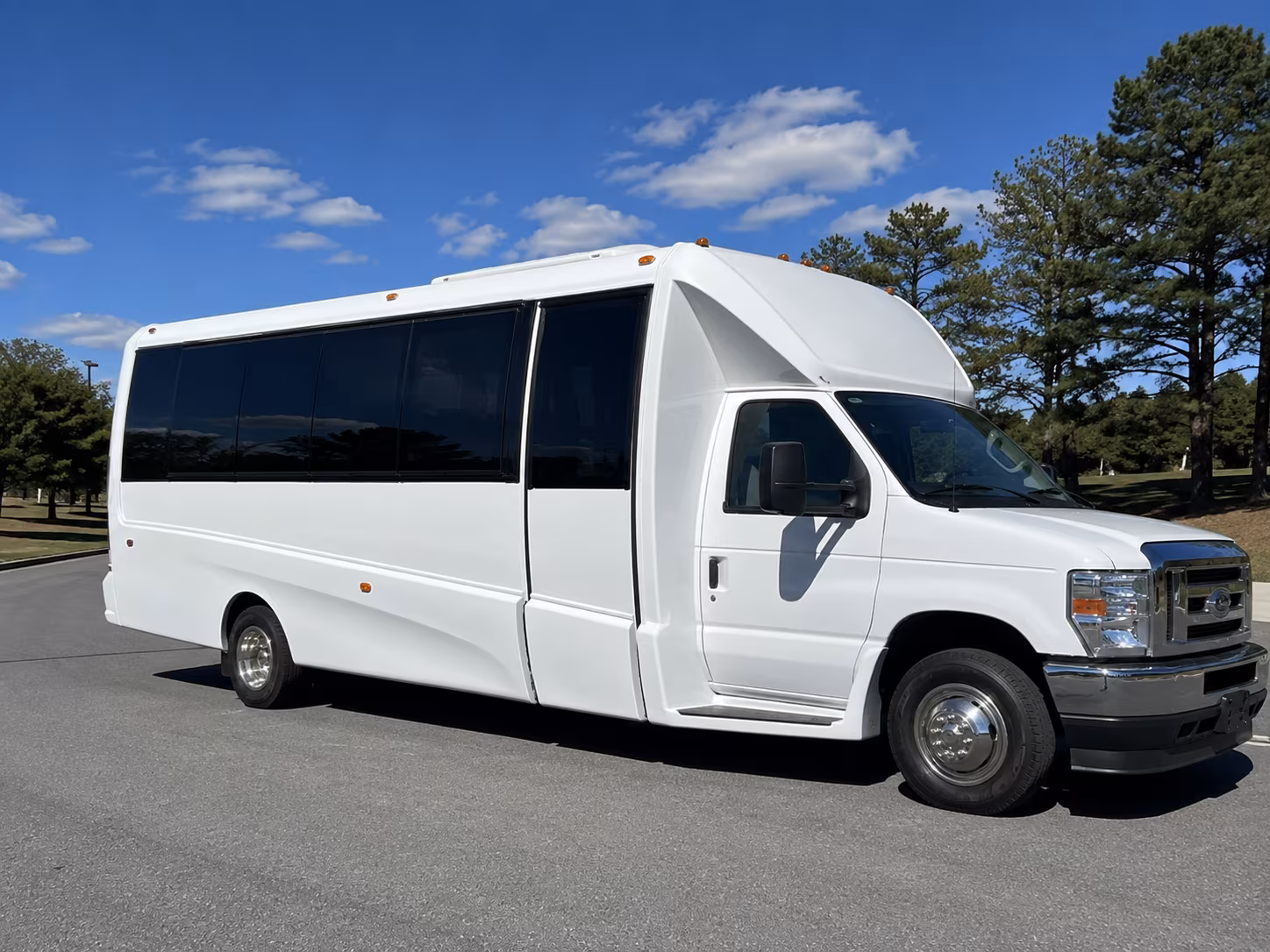 Encinitas Prom & Homecoming Transportation party bus exterior