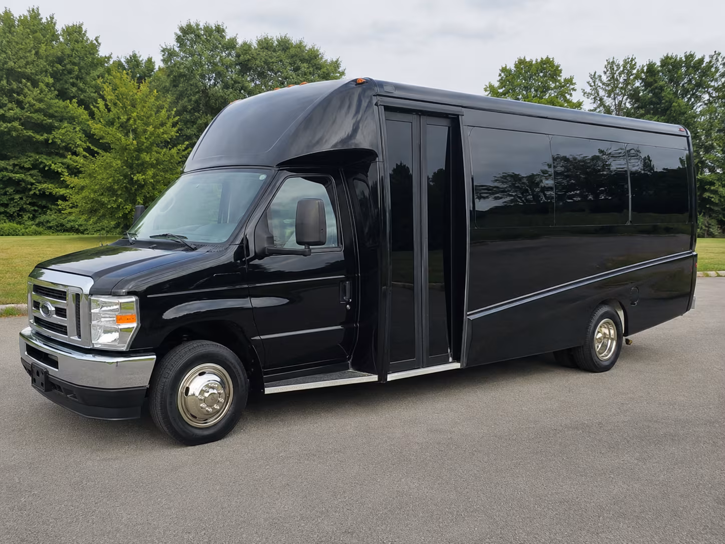 Encinitas School Event Transportation party bus exterior