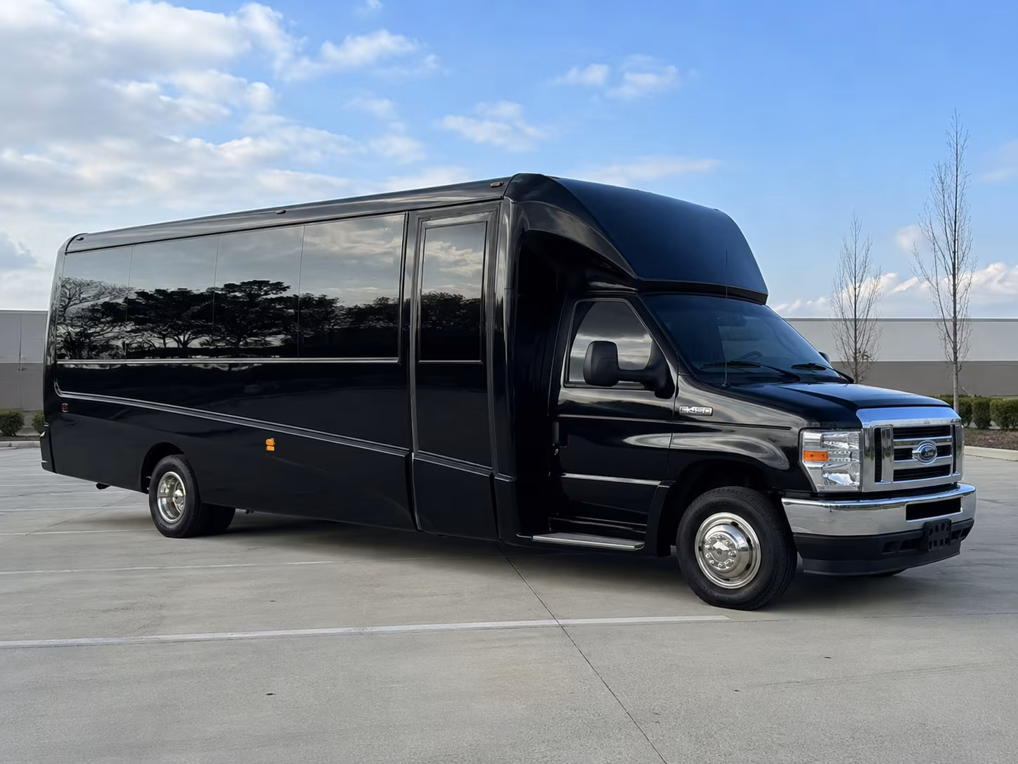 Encinitas School Event Transportation party bus exterior