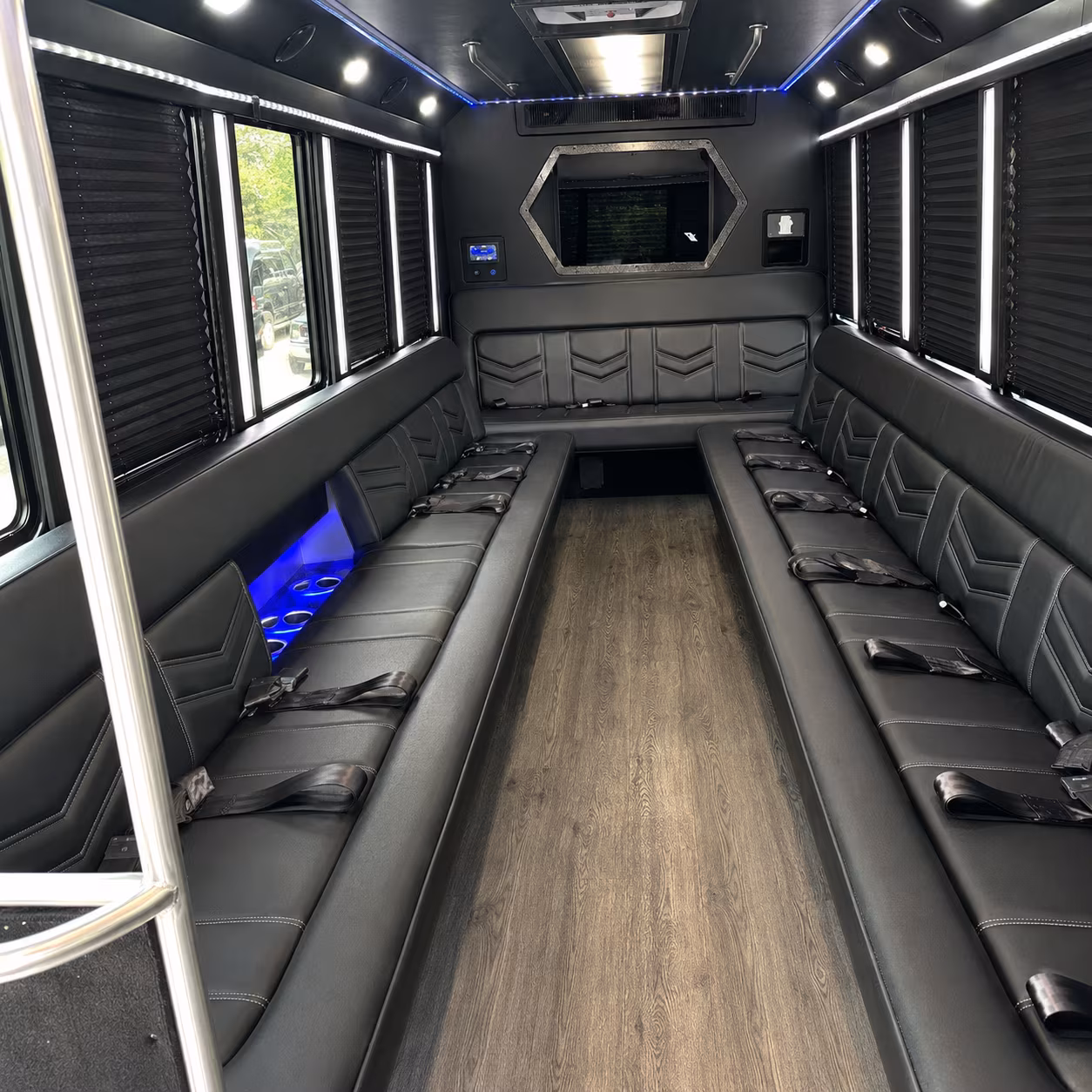 Encinitas Sporting Event Transportation party bus exterior