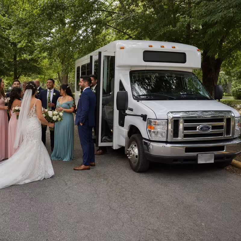 Encinitas Wedding Transportation fleet vehicle