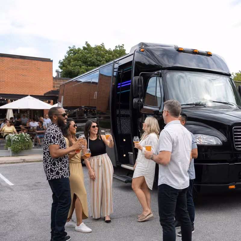 Encinitas Winery & Brewery Tour Transportation fleet vehicle