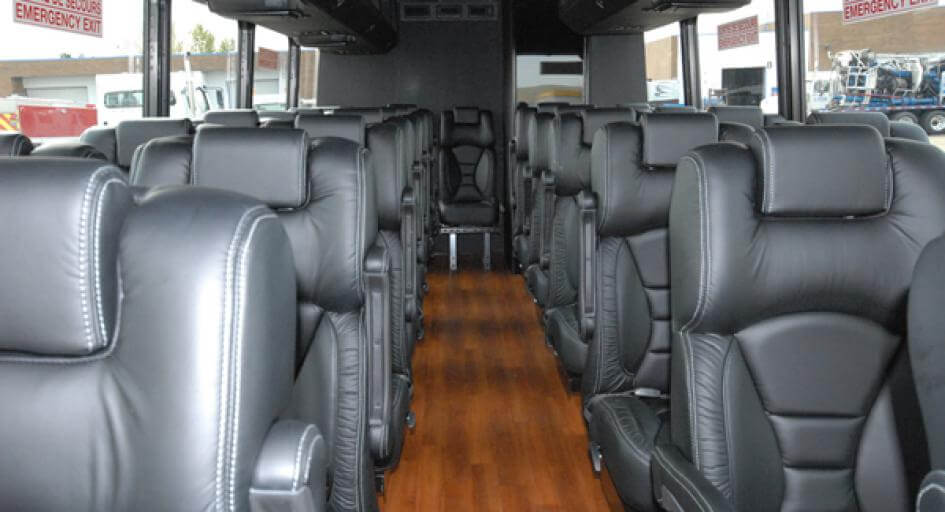 San Mateo 20 Passenger Minibus Interior