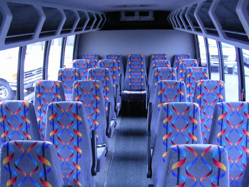 Norwalk 24 Passenger Mini Bus Interior