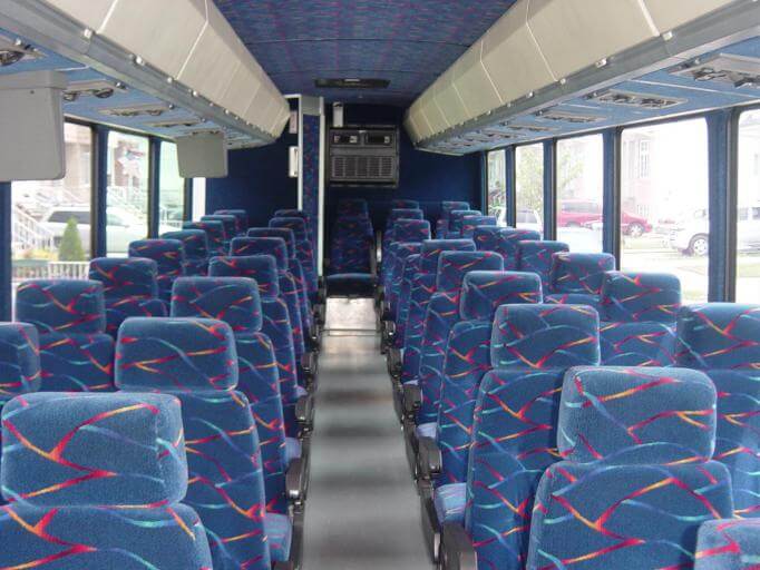 San Mateo 35 Passenger Shuttle Bus Interior