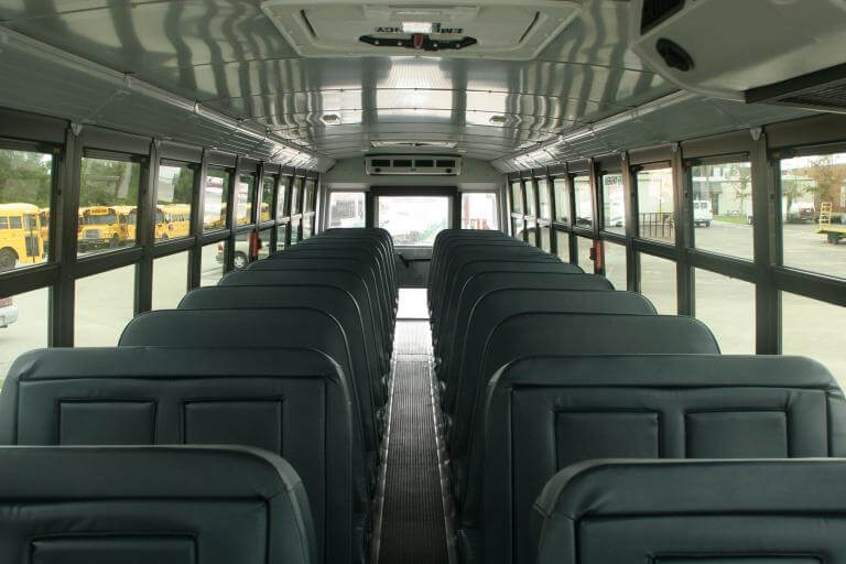 San Mateo 47 Passenger School Bus Interior