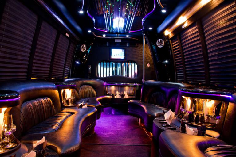 Inglewood 22 Passenger Party Bus Interior