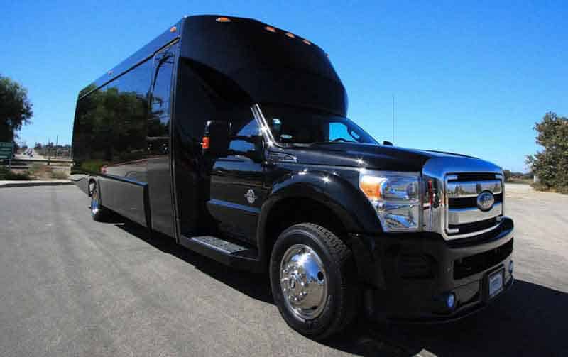 Santa Maria 30 Passenger Party Bus Black