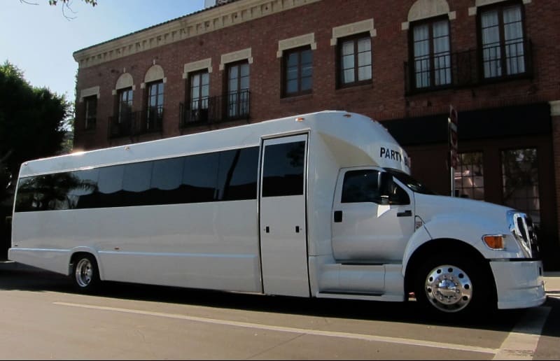 Inglewood 30 Passenger Party Bus White