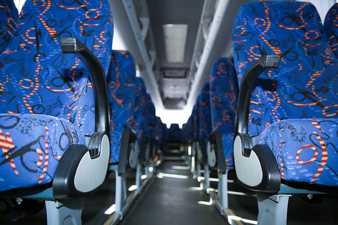 Inglewood 47-56 Passenger Charter Buses Interior